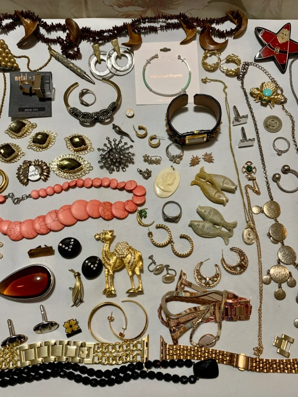BIG Random Lot Vintage & Modern Costume Jewelry - wear, craft, play dress-up ...